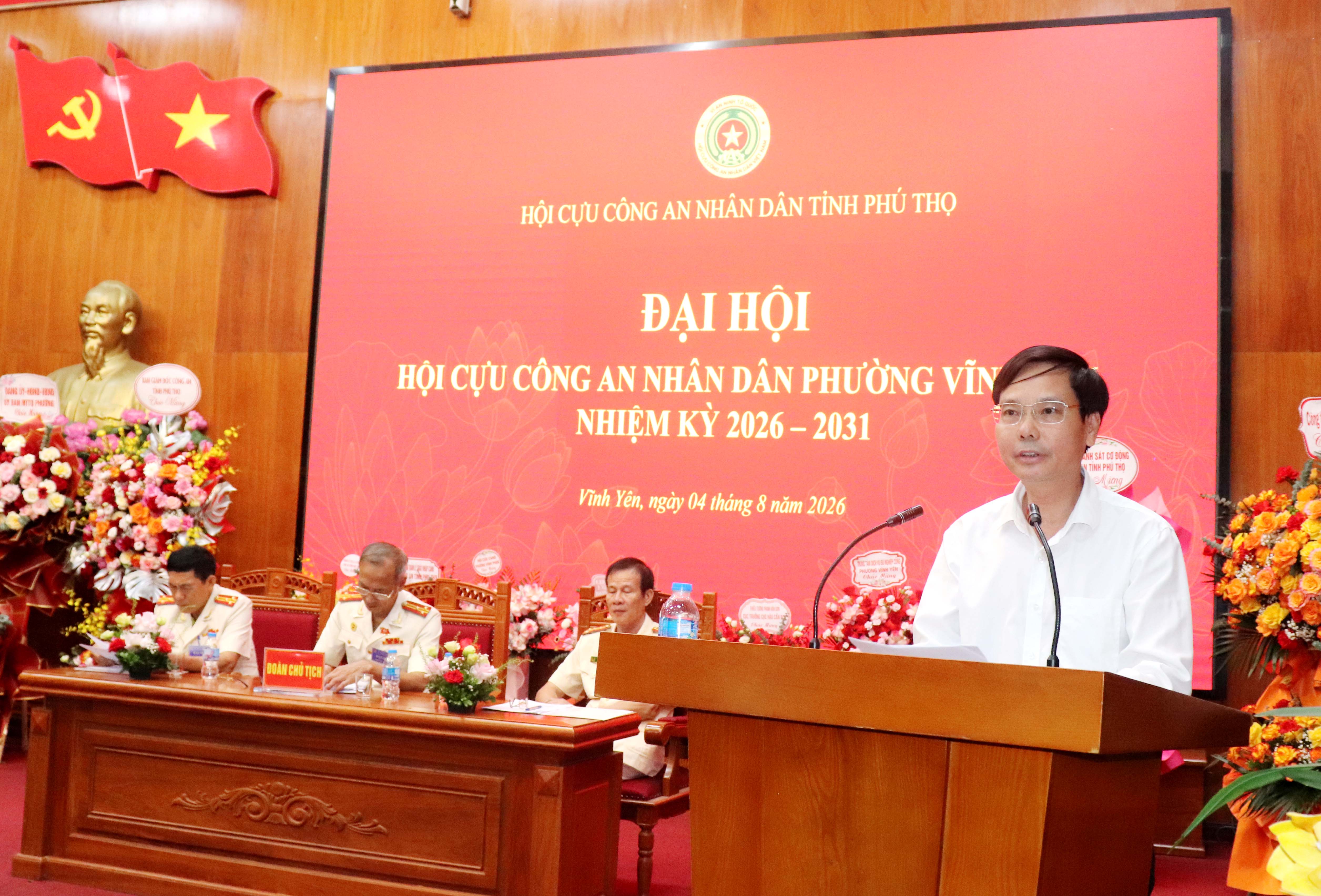 Phú Thọ: Thành lập Hội Cựu CAND phường Vĩnh Yên, nhiệm kỳ 2026 - 2031