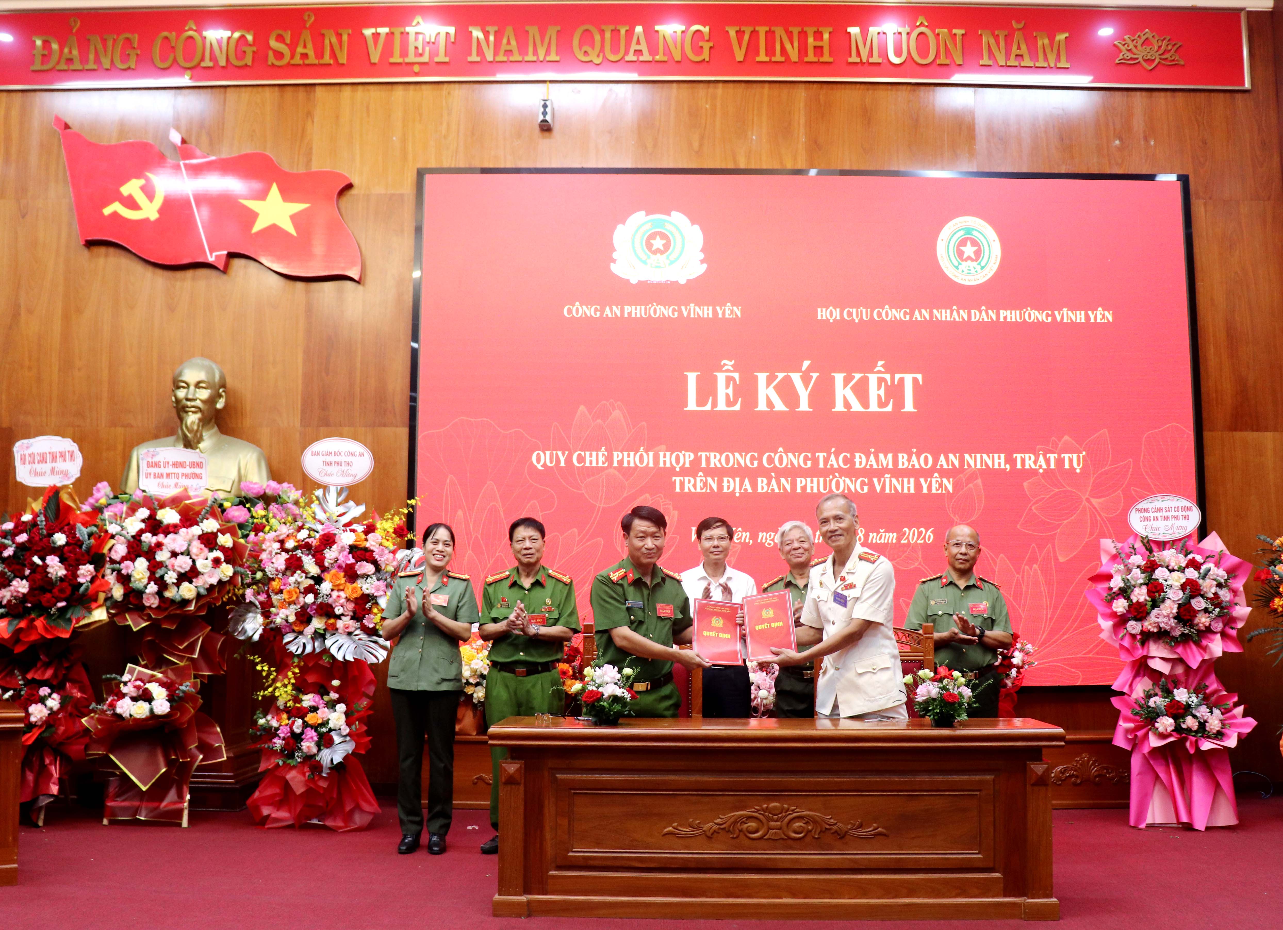 Phú Thọ: Thành lập Hội Cựu CAND phường Vĩnh Yên, nhiệm kỳ 2026 - 2031