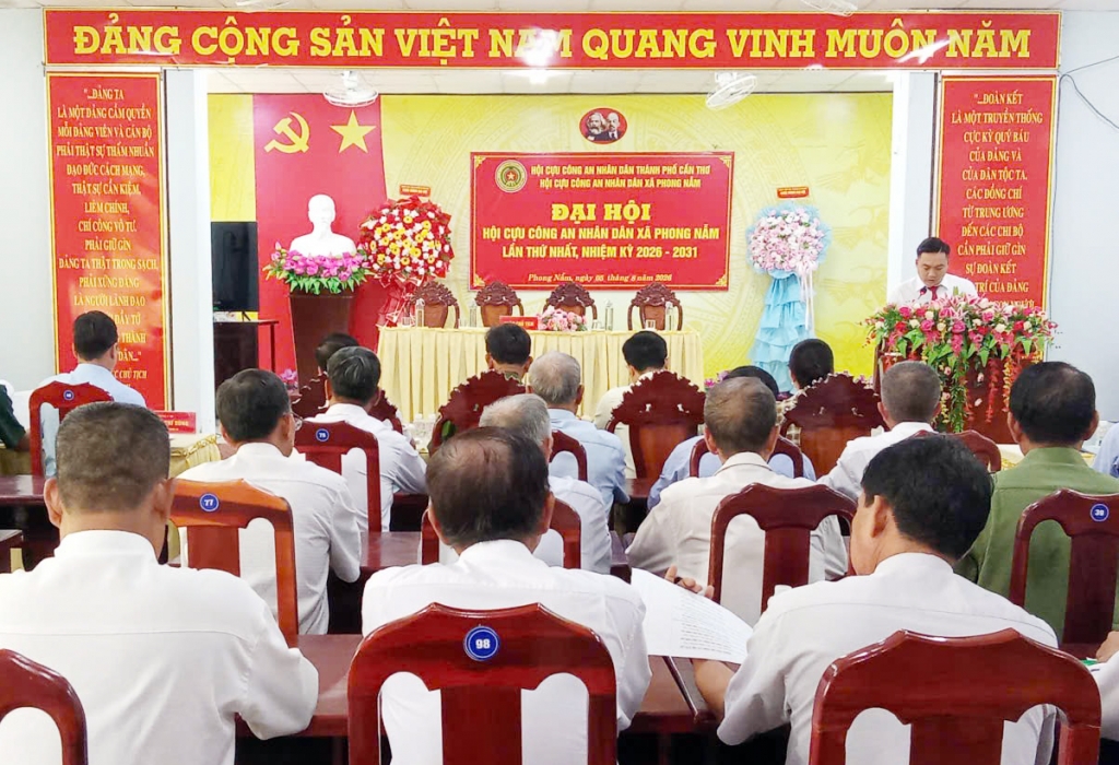 Cần Thơ: Thành lập Hội Cựu CAND xã Phong Nầm, nhiệm kỳ 2026 - 2031