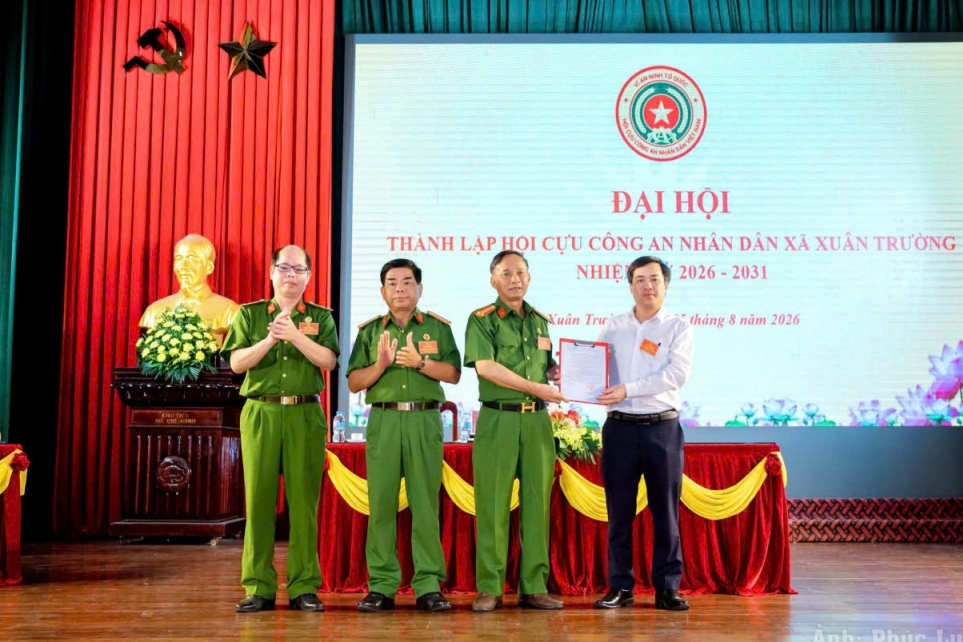 Ninh Bình: Thành lập Hội Cựu CAND xã Xuân Trường, nhiệm kỳ 2026 - 2031