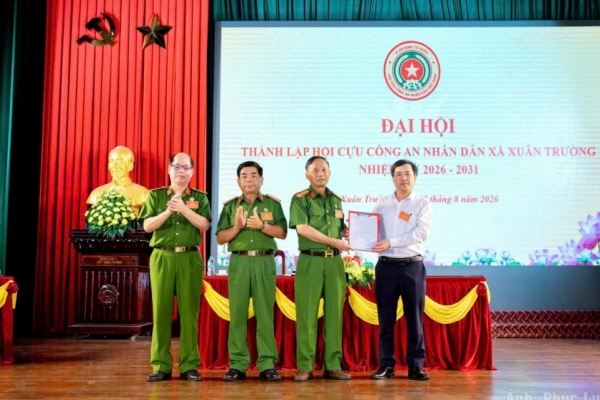 Ninh Bình: Thành lập Hội Cựu CAND xã Xuân Trường, nhiệm kỳ 2026 - 2031