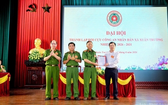 Ninh Bình: Thành lập Hội Cựu CAND xã Xuân Trường, nhiệm kỳ 2026 - 2031