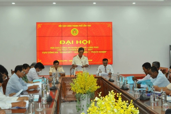 Cần Thơ: Thành lập Hội Cựu CAND xã Long Phú, nhiệm kỳ 2026 - 2031