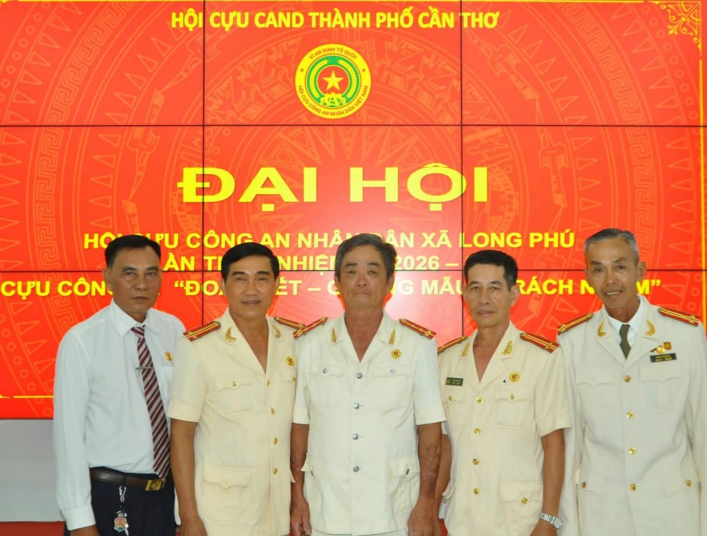 Cần Thơ: Thành lập Hội Cựu CAND xã Long Phú, nhiệm kỳ 2026 - 2031