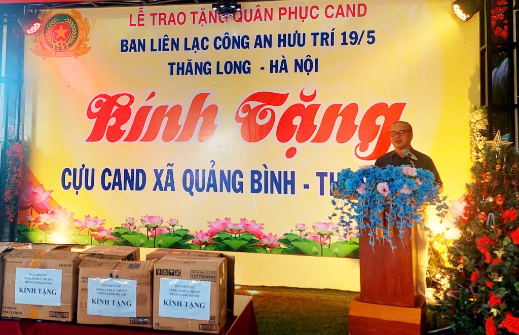 Tình đồng đội vượt thời gian của Ban Liên lạc Công an hưu trí 19/5 - Thăng Long - Hà Nội