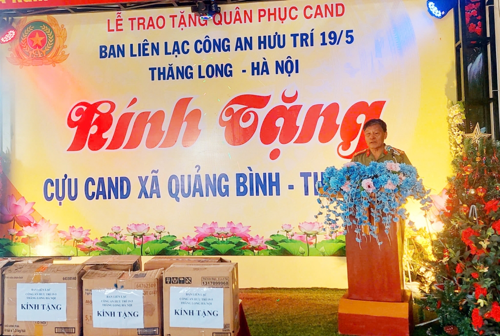 Tình đồng đội vượt thời gian của Ban Liên lạc Công an hưu trí 19/5   Thăng Long - Hà Nội
