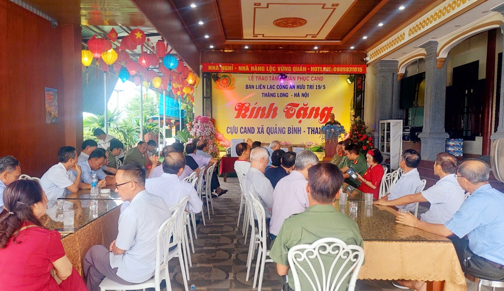 Tình đồng đội vượt thời gian của Ban Liên lạc Công an hưu trí 19/5 - Thăng Long - Hà Nội