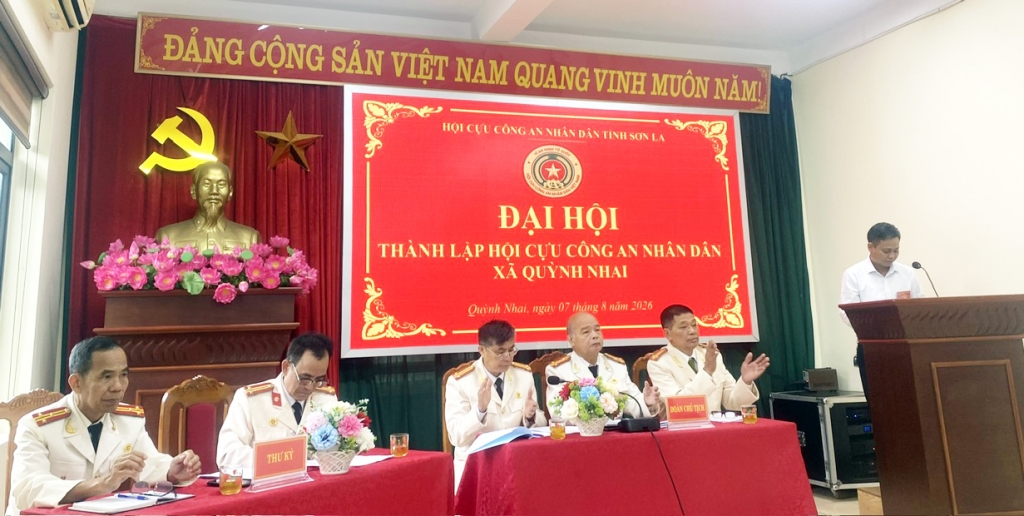 Sơn La: Thành lập Hội Cựu CAND xã Quỳnh Nhai, nhiệm kỳ 2026 - 2031