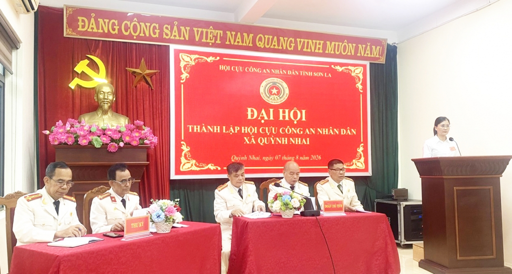 Sơn La: Thành lập Hội Cựu CAND xã Quỳnh Nhai, nhiệm kỳ 2026 - 2031