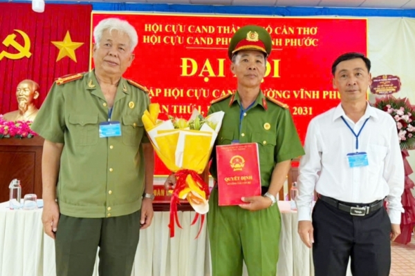 Cần Thơ: Thành lập Hội Cựu CAND phường Vĩnh Phước, nhiệm kỳ 2026 - 2031