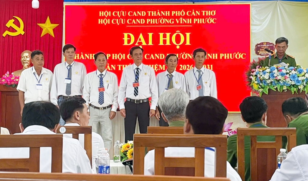 Cần Thơ: Thành lập Hội Cựu CAND phường Vĩnh Phước, nhiệm kỳ 2026 - 2031