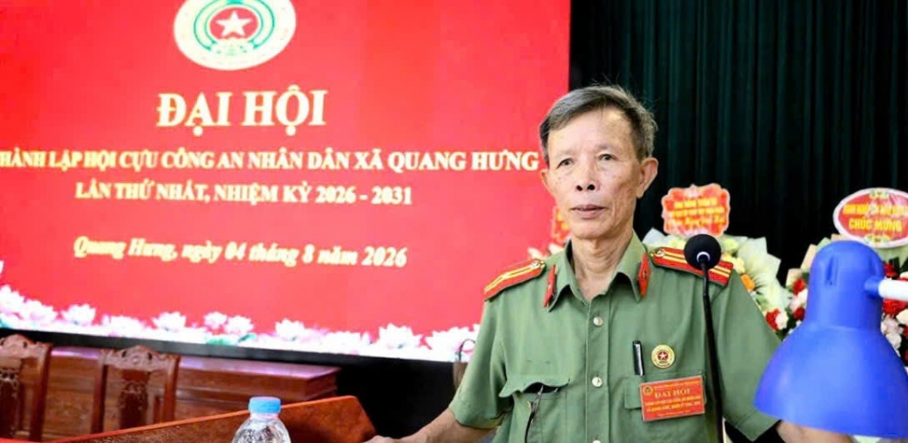 Ninh Bình: Thành lập Hội Cựu CAND xã Quang Hưng, nhiệm kỳ 2026 - 2031