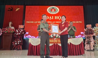 Ninh Bình: Thành lập Hội Cựu CAND xã Quang Hưng, nhiệm kỳ 2026 - 2031