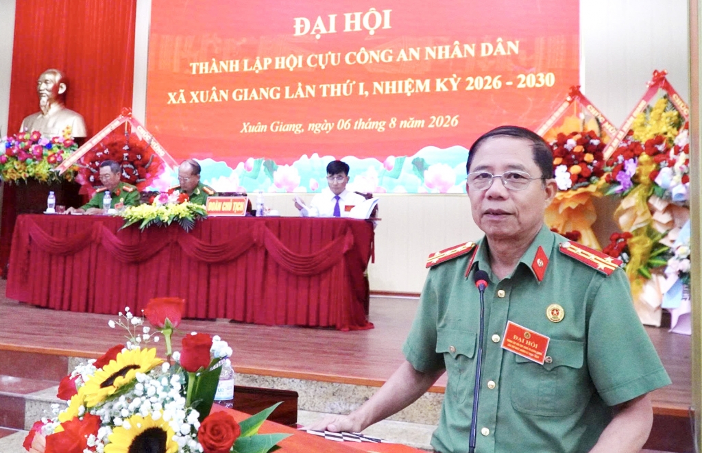 Ninh Bình: Thành lập Hội Cựu CAND xã Xuân Giang, nhiệm kỳ 2026   2030