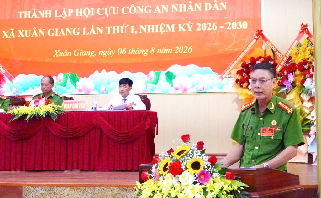 Ninh Bình: Thành lập Hội Cựu CAND xã Xuân Giang, nhiệm kỳ 2026   2030