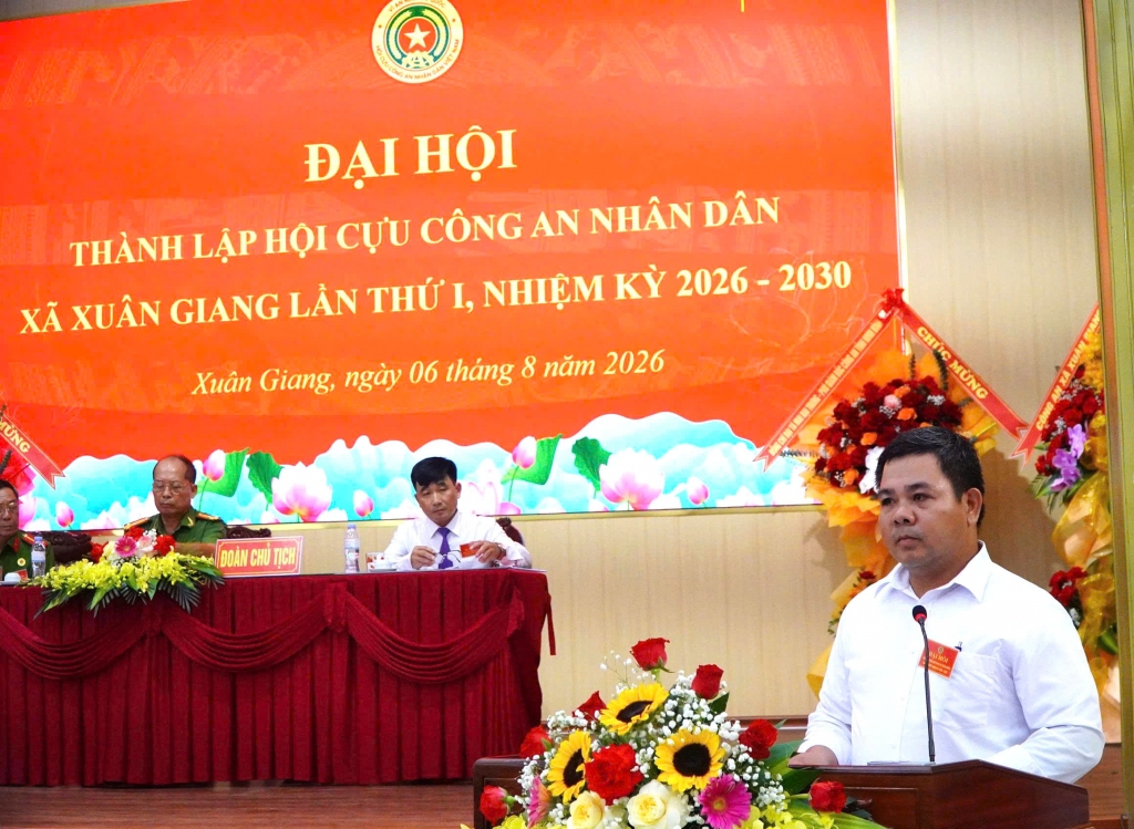 Ninh Bình: Thành lập Hội Cựu CAND xã Xuân Giang, nhiệm kỳ 2026 - 2030