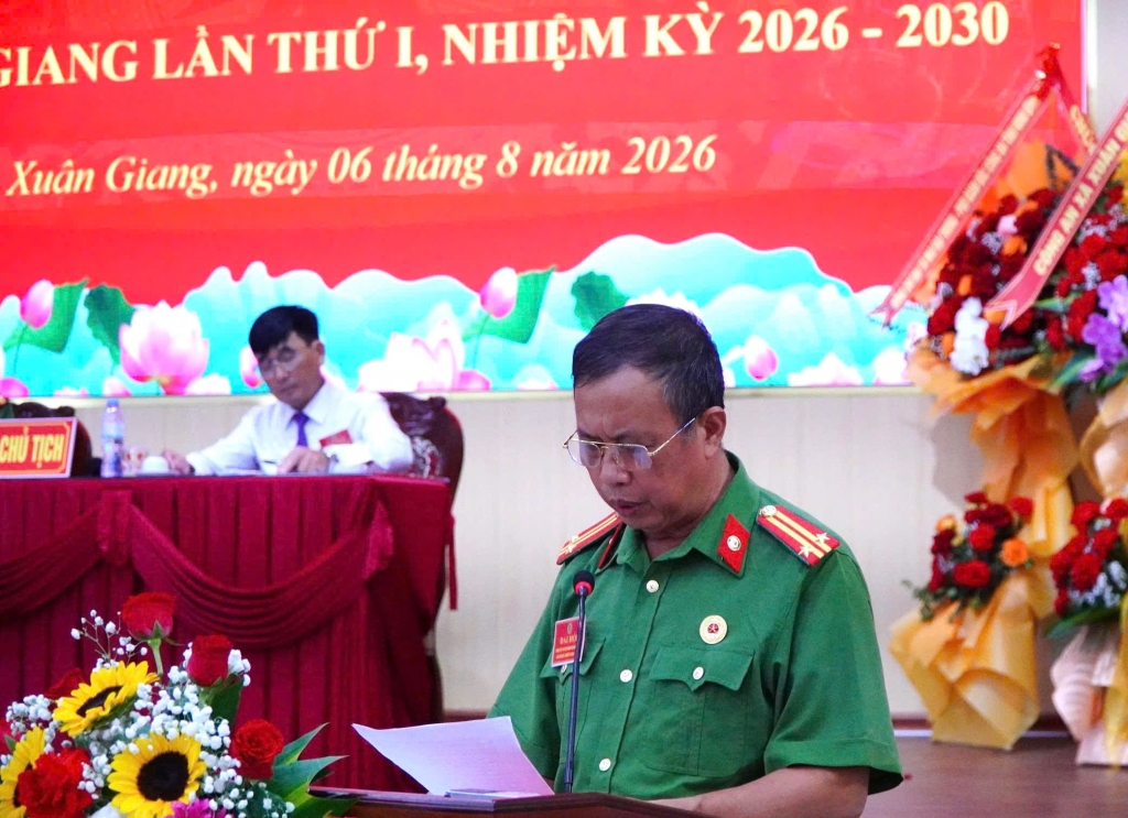Ninh Bình: Thành lập Hội Cựu CAND xã Xuân Giang, nhiệm kỳ 2026   2030