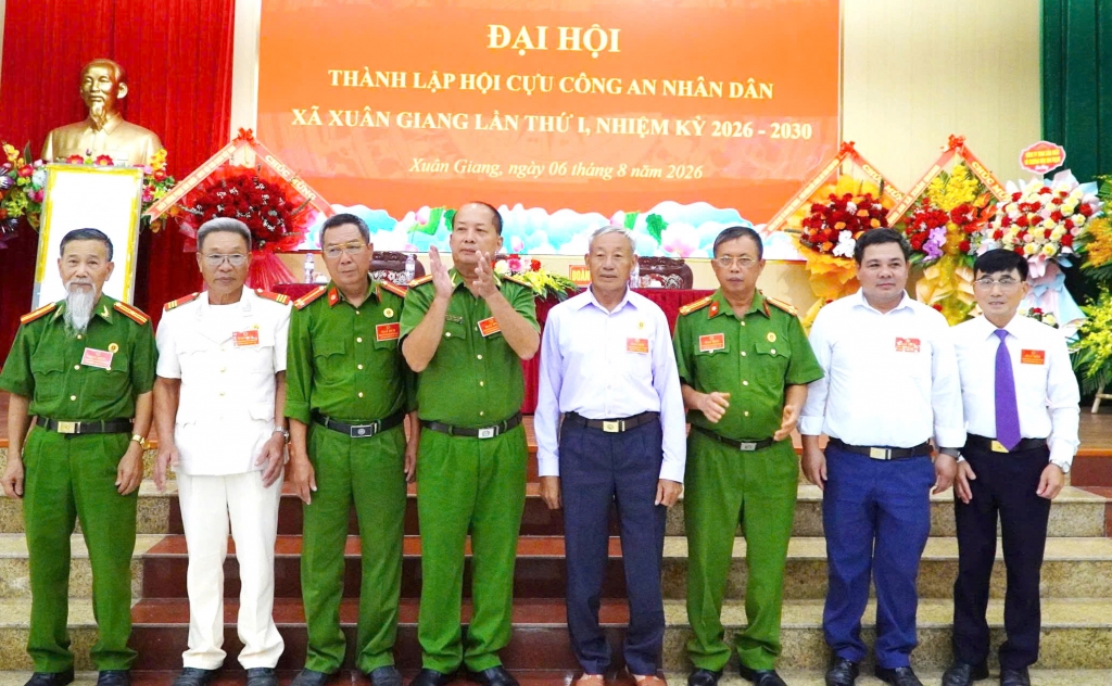Ninh Bình: Thành lập Hội Cựu CAND xã Xuân Giang, nhiệm kỳ 2026 - 2030