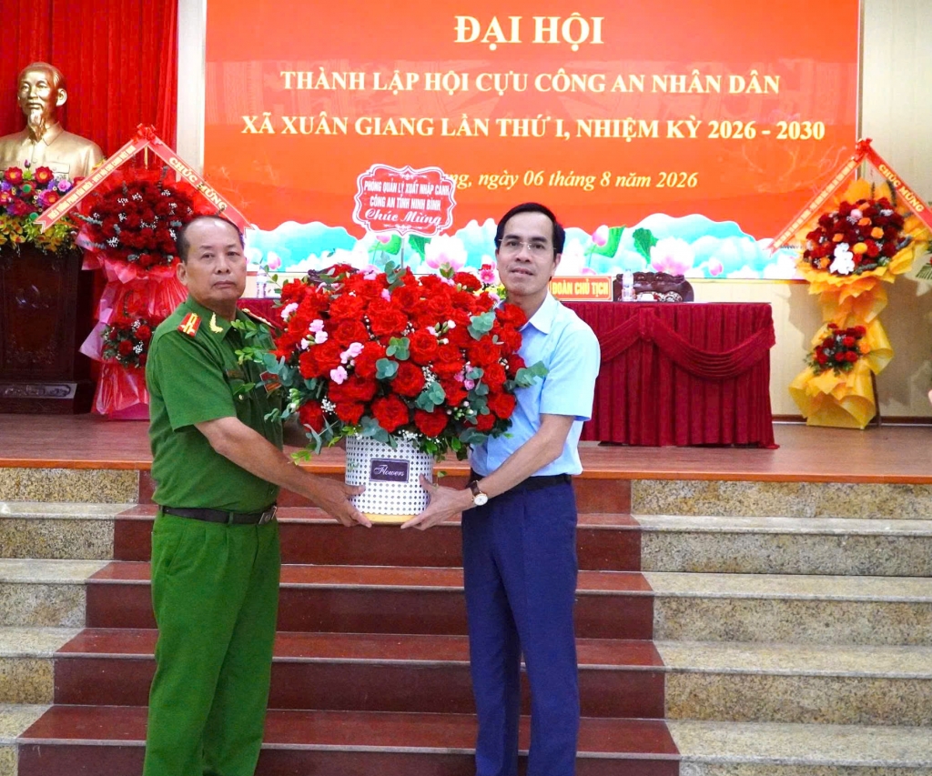Ninh Bình: Thành lập Hội Cựu CAND xã Xuân Giang, nhiệm kỳ 2026   2030
