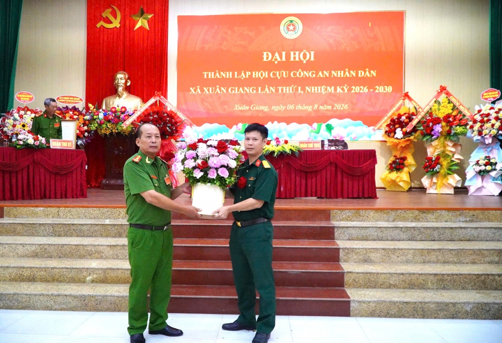 Ninh Bình: Thành lập Hội Cựu CAND xã Xuân Giang, nhiệm kỳ 2026   2030
