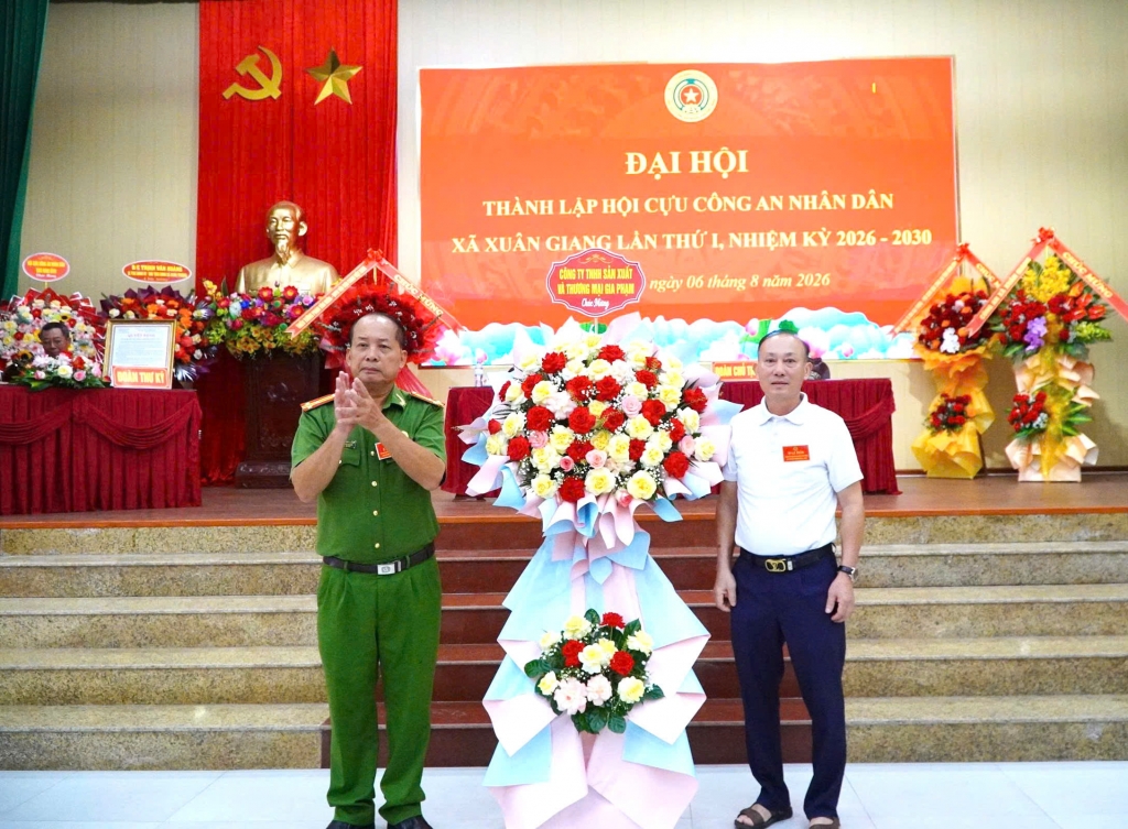 Ninh Bình: Thành lập Hội Cựu CAND xã Xuân Giang, nhiệm kỳ 2026   2030
