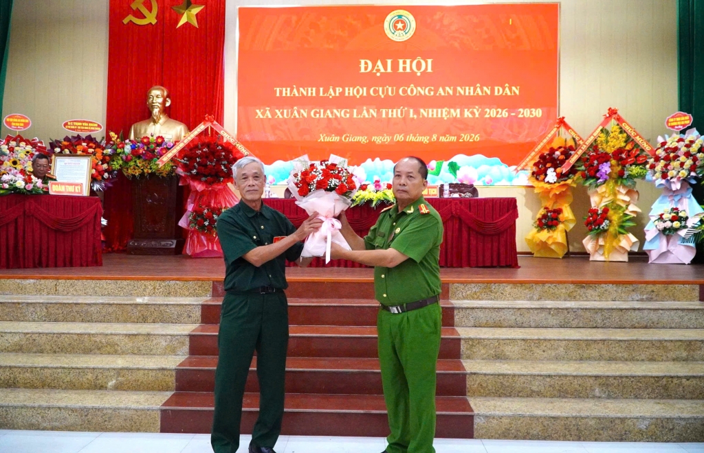 Ninh Bình: Thành lập Hội Cựu CAND xã Xuân Giang, nhiệm kỳ 2026 - 2030
