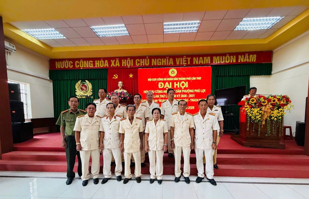 Cần Thơ: Thành lập Hội Cựu CAND phường Phú Lợi, nhiệm kỳ 2026 - 2031