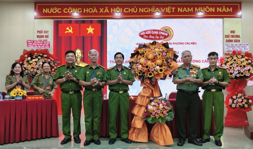TP.HCM: Thành lập Hội Cựu CAND phường Cầu Kiệu, nhiệm kỳ 2026 - 2031