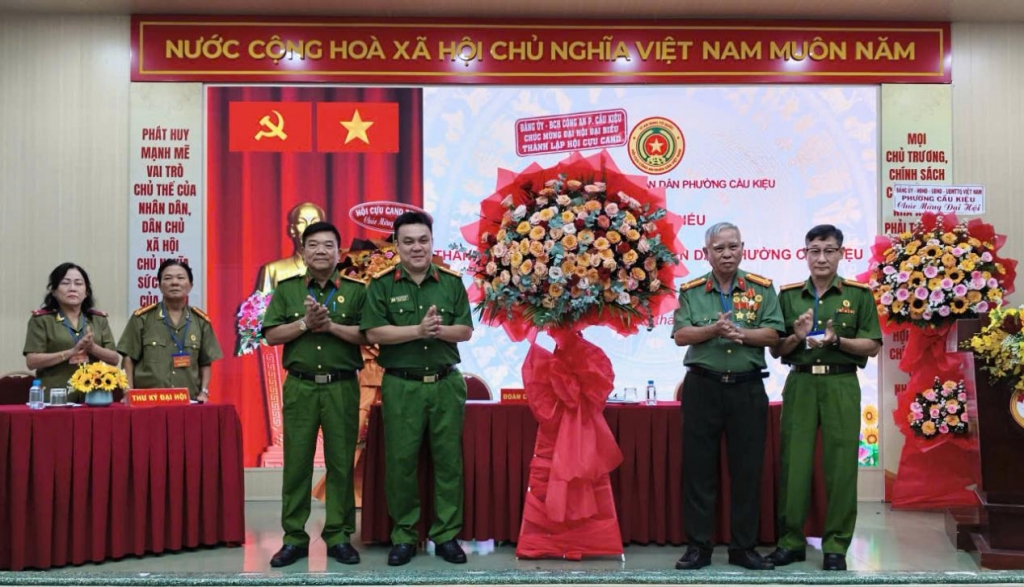 TP.HCM: Thành lập Hội Cựu CAND phường Cầu Kiệu, nhiệm kỳ 2026 - 2031