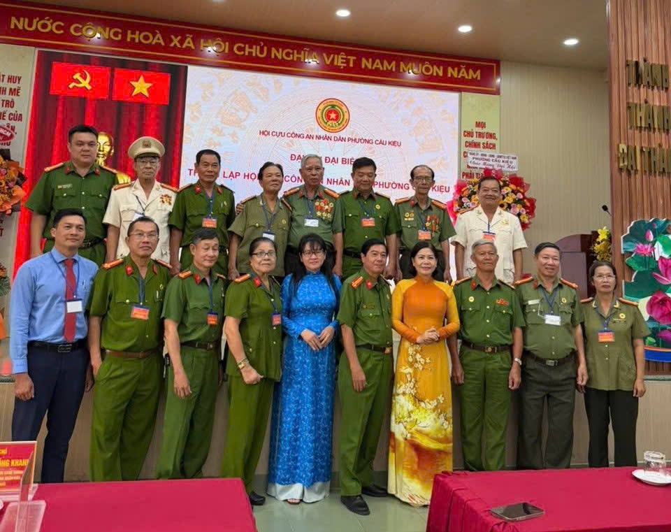 TP.HCM: Thành lập Hội Cựu CAND phường Cầu Kiệu, nhiệm kỳ 2026 - 2031