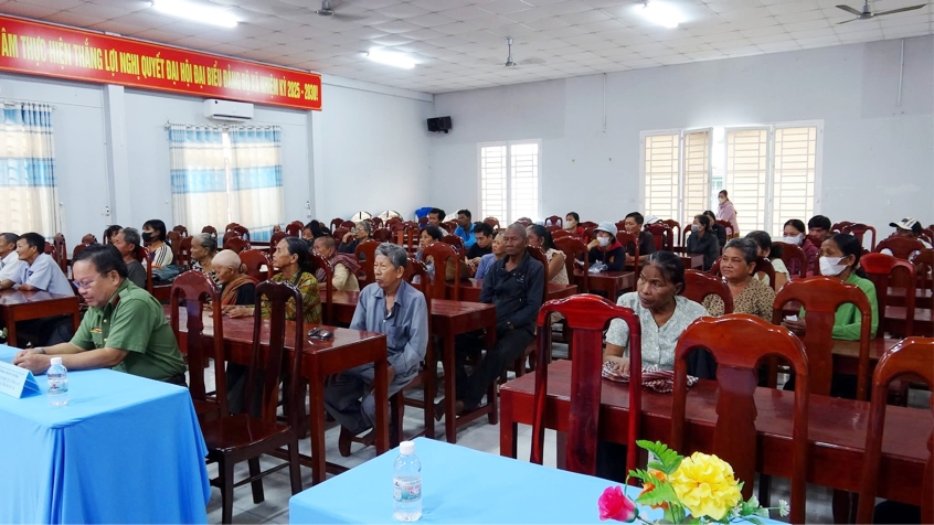 Hội Cựu CAND phường Chánh Hưng, TP.HCM lan tỏa nghĩa tình đến xã Núi Cấm