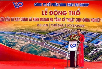 Động thổ Dự án Cụm công nghiệp Hóc Bợm mở rộng tại xã Tây Sơn, tỉnh Gia Lai