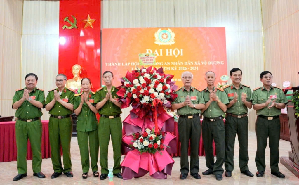 Ninh Bình: Thành lập Hội Cựu CAND xã Vũ Dương, nhiệm kỳ 2026 - 2031