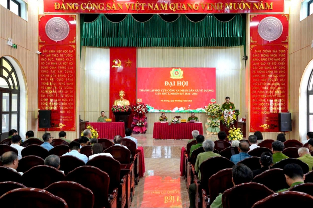 Ninh Bình: Thành lập Hội Cựu CAND xã Vũ Dương, nhiệm kỳ 2026 - 2031