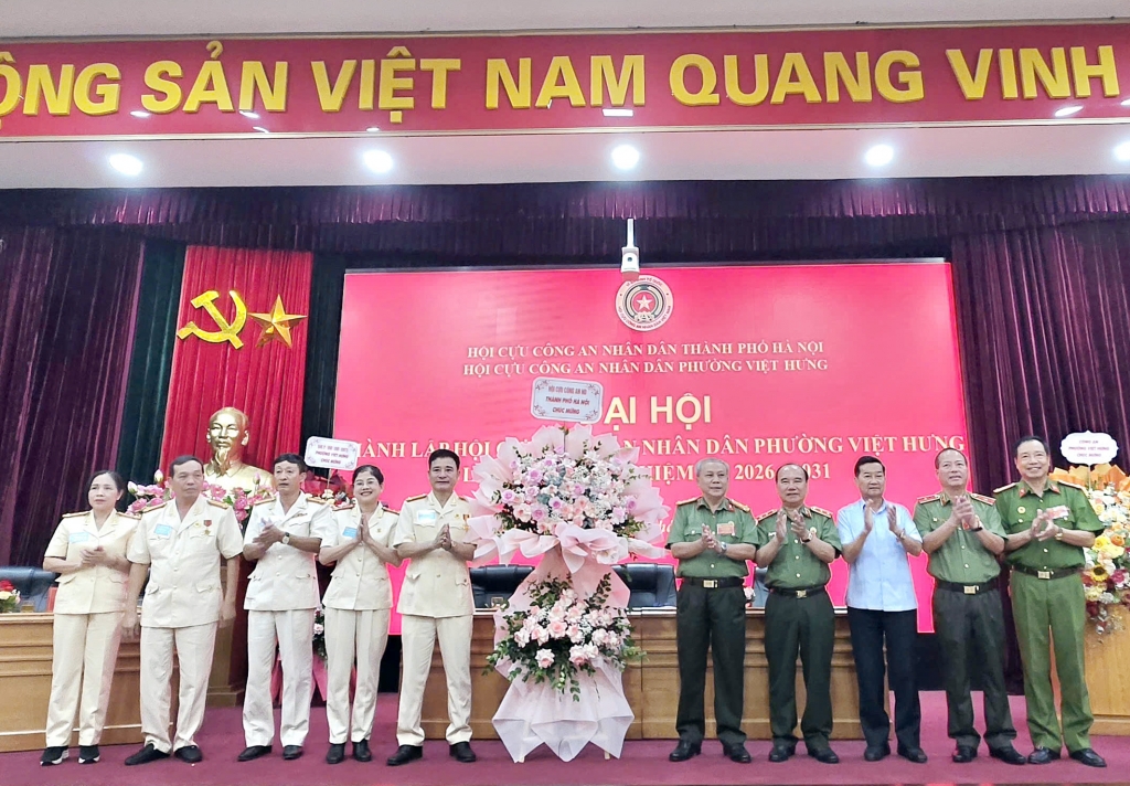 Hà Nội: Thành lập Hội Cựu CAND phường Việt Hưng, nhiệm kỳ 2026 - 2031