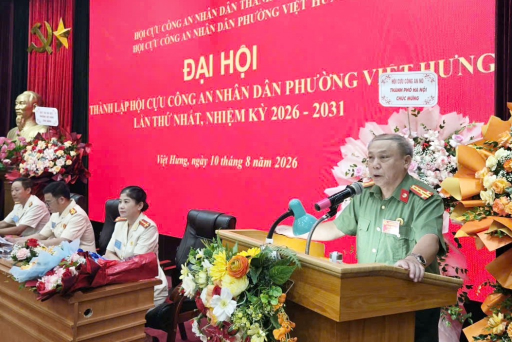 Hà Nội: Thành lập Hội Cựu CAND phường Việt Hưng, nhiệm kỳ 2026 - 2031