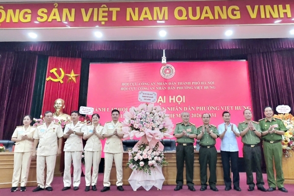 Hà Nội: Thành lập Hội Cựu CAND phường Việt Hưng, nhiệm kỳ 2026 - 2031