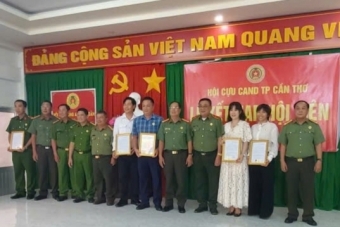 Câu lạc bộ Doanh nghiệp Cựu CAND TP Cần Thơ kết nạp hội viên mới
