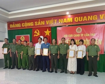 Câu lạc bộ Doanh nghiệp Cựu CAND TP Cần Thơ kết nạp hội viên mới