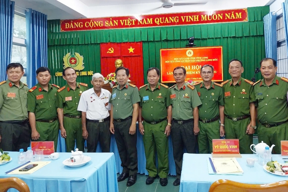 Vĩnh Long: Thành lập Hội Cựu CAND phường Long Đức, nhiệm kỳ 2026 - 2031