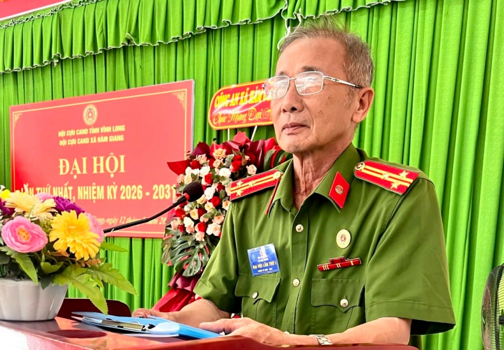 Vĩnh Long: Thành lập Hội Cựu CAND xã Hàm Giang, nhiệm kỳ 2026 - 2031