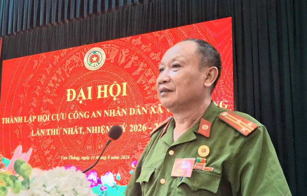 Ninh Bình: Thành lập Hội Cựu CAND xã Vạn Thắng, nhiệm kỳ 2026 - 2031