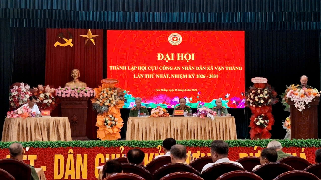 Ninh Bình: Thành lập Hội Cựu CAND xã Vạn Thắng, nhiệm kỳ 2026 - 2031