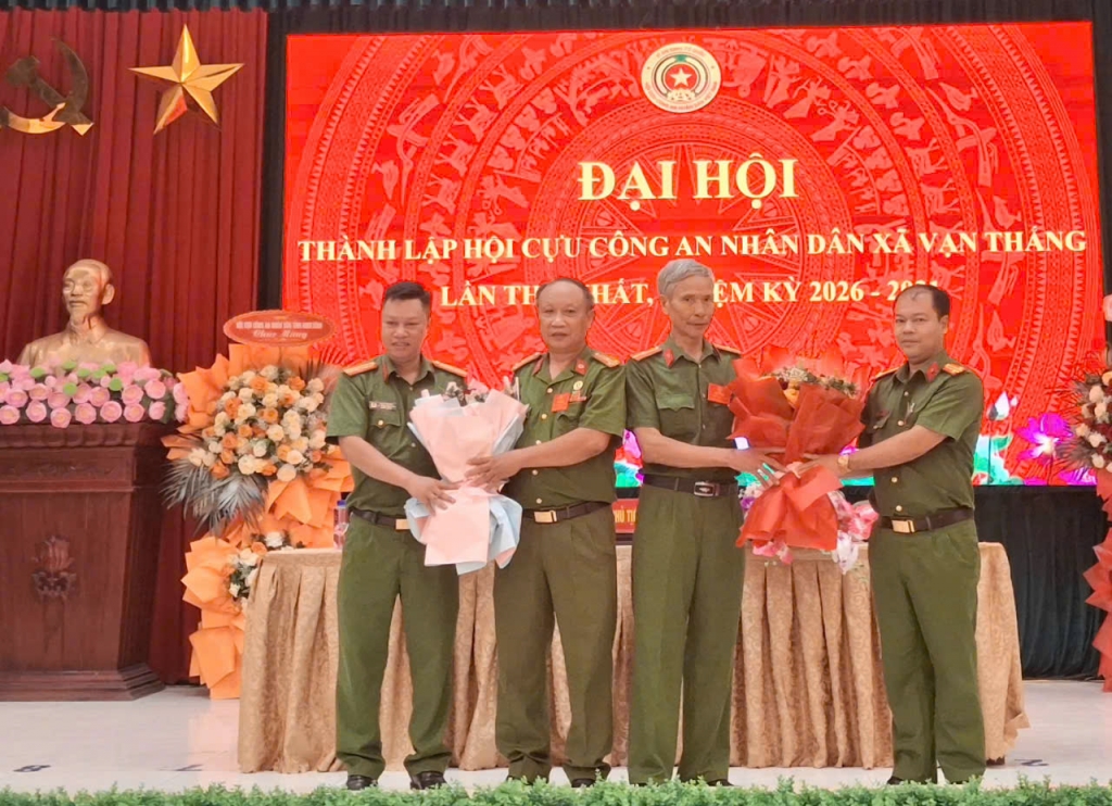 Ninh Bình: Thành lập Hội Cựu CAND xã Vạn Thắng, nhiệm kỳ 2026 - 2031