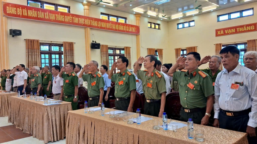 Ninh Bình: Thành lập Hội Cựu CAND xã Vạn Thắng, nhiệm kỳ 2026 - 2031