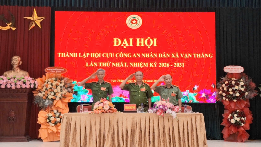 Ninh Bình: Thành lập Hội Cựu CAND xã Vạn Thắng, nhiệm kỳ 2026 - 2031