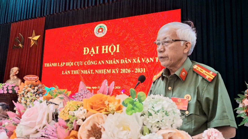 Ninh Bình: Thành lập Hội Cựu CAND xã Vạn Thắng, nhiệm kỳ 2026 - 2031