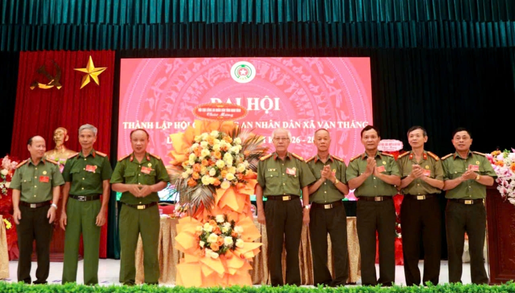 Ninh Bình: Thành lập Hội Cựu CAND xã Vạn Thắng, nhiệm kỳ 2026 - 2031