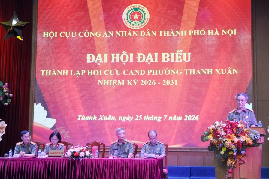 Hà Nội: 100% xã, phường hoàn tất thành lập Hội Cựu CAND trước thời hạn