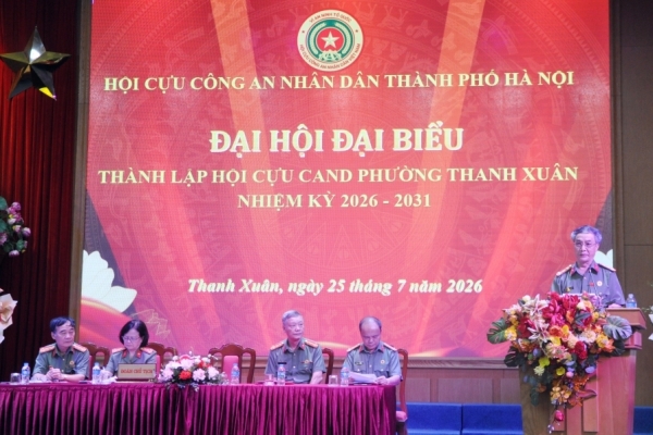 Hà Nội: 100% xã, phường hoàn tất thành lập Hội Cựu CAND trước thời hạn